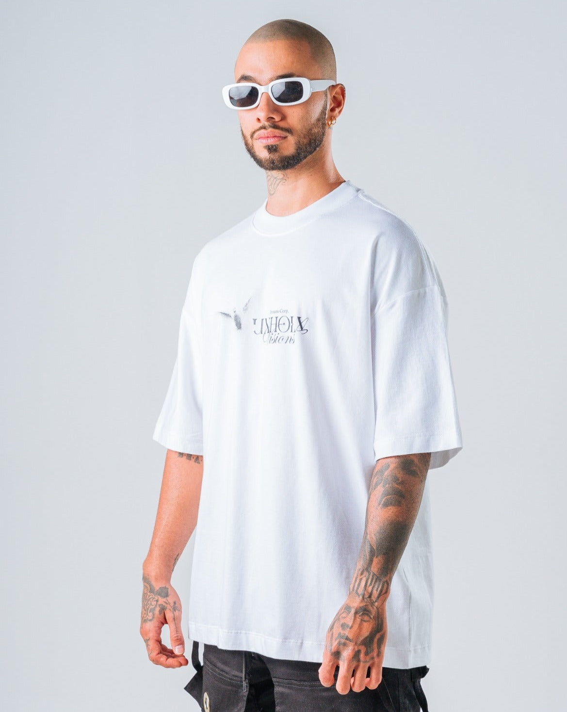 Camiseta Oversize Blanco Visions