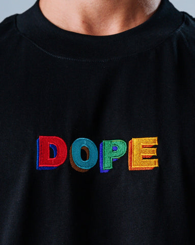 Camiseta Oversize Negro Dope