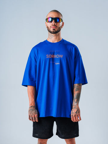 Camiseta Oversize Azul Sorrow