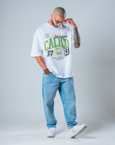 Camiseta Oversize Blanco Cali Co