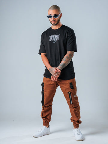 Camiseta Regular Negra No Future