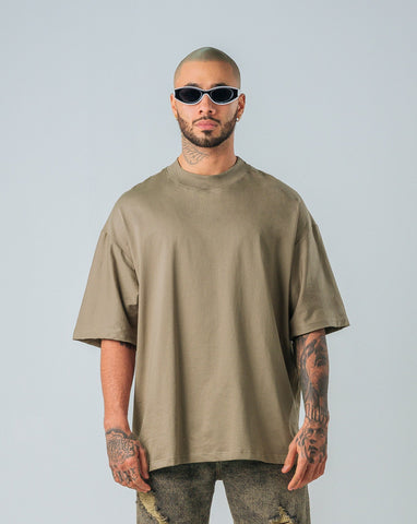 5 Camisetas Para Hombre Básicas Oversize - Green Land