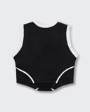 Crop Top Negro Star Rise