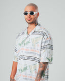 Camisa Para Hombre Oversize Crudo Caiman