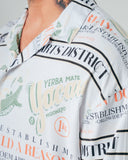 Camisa Para Hombre Oversize Crudo Caiman