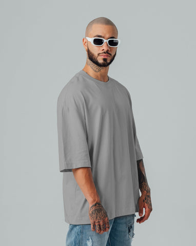 3 Camisetas Para Hombre Básicas Oversize Monochrome