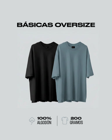 Pack x2 Oversize Básicas Urban