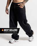 Jeans Baggy Básico Essential Black