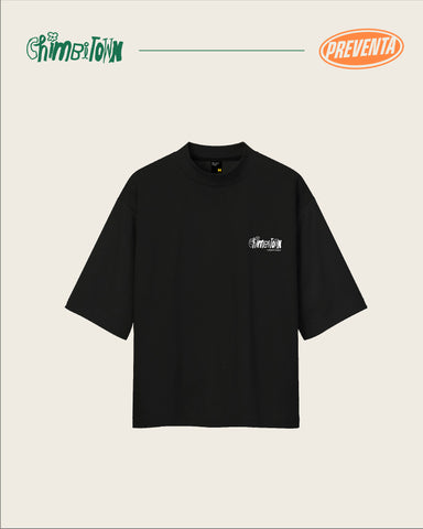 Camiseta Oversize Negra - Edición Chimbitown