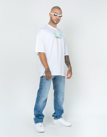 Camiseta Oversize Blanca Miami
