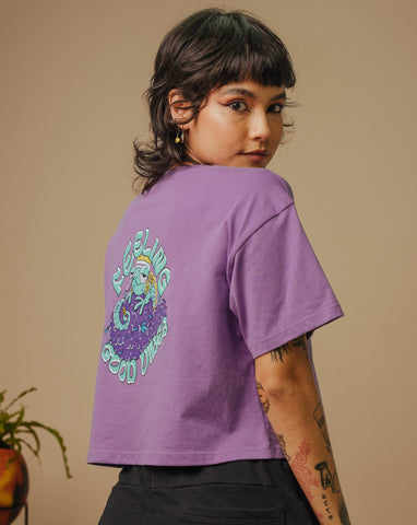 Crop top Lila - Wild
